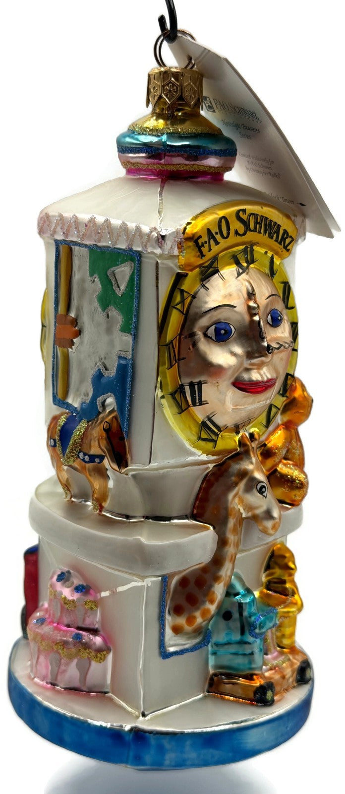 Christopher Radko Fao Schwarz Clock Tower Christmas Ornament 4052/5000 98-FAO-0113