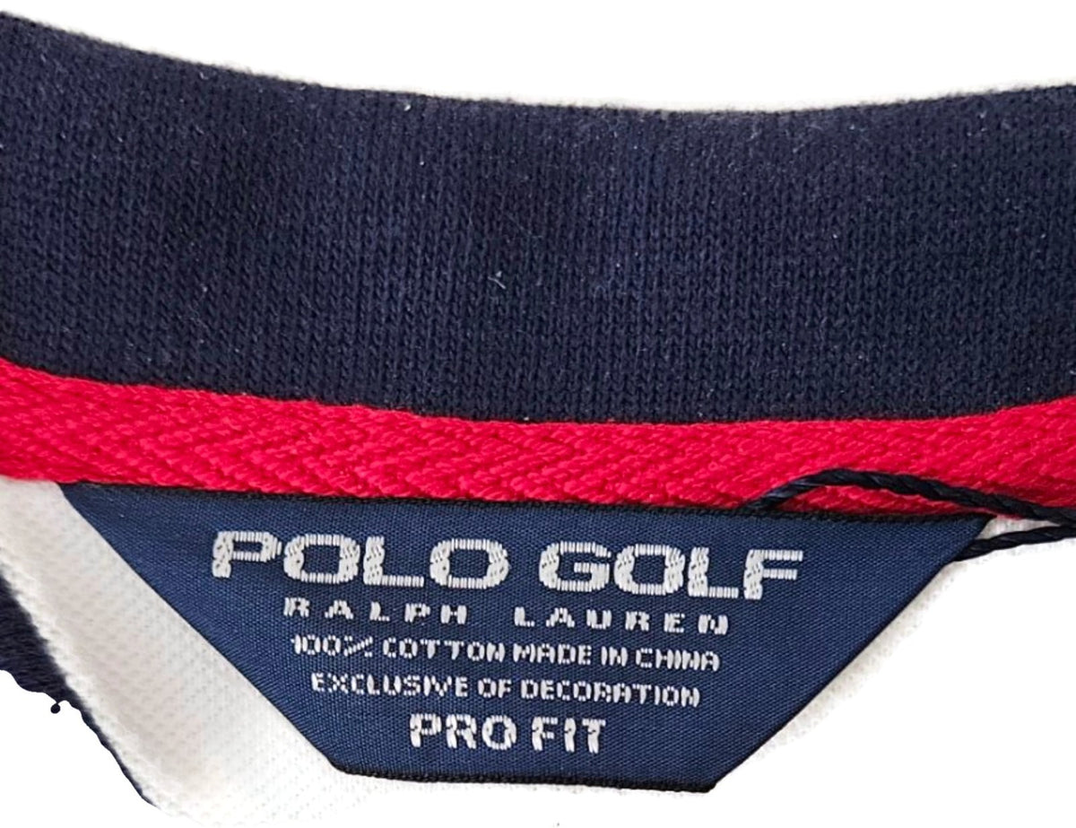 Polo Golf Ralph Lauren 131st Open Championship 2002 White Polo Shirt M NWT7