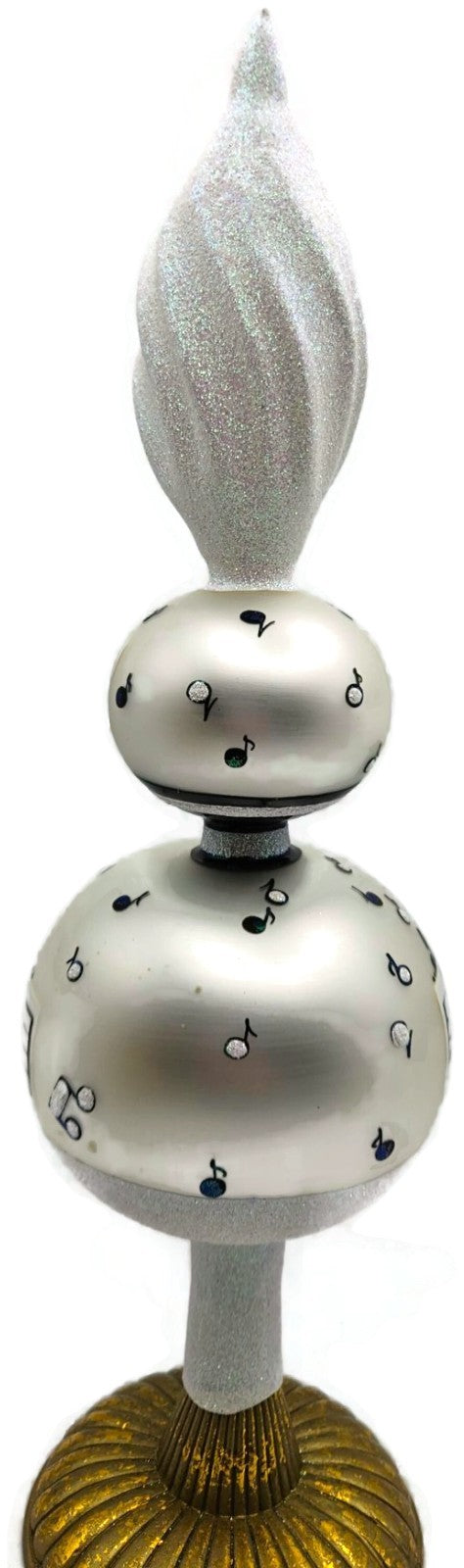 Patricia Breen You Top My List Finial Music Sheet Christmas Tree Topper 97862