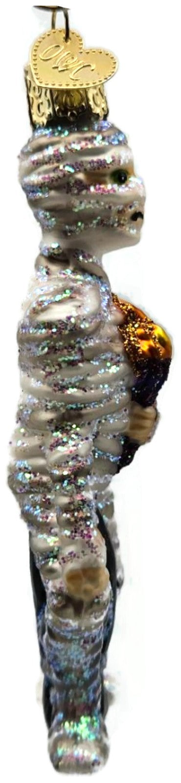 Old World Christmas 2009 Menacing Mummy OWC Glass Halloween Decoration Ornament3