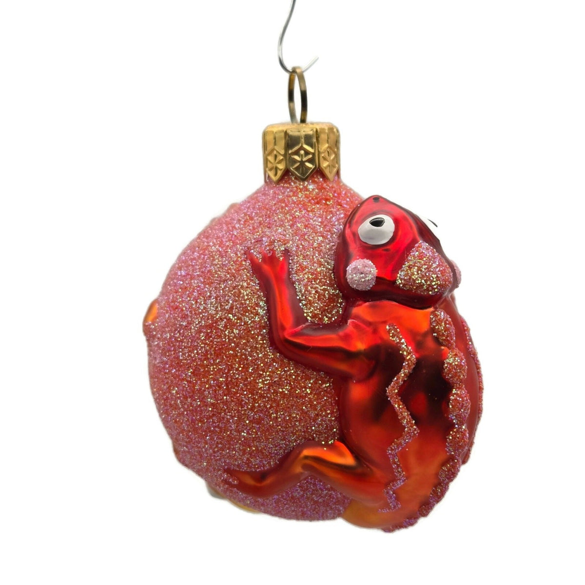Patricia Breen Once Again for James Orange Chameleon Christmas Ornament 26695