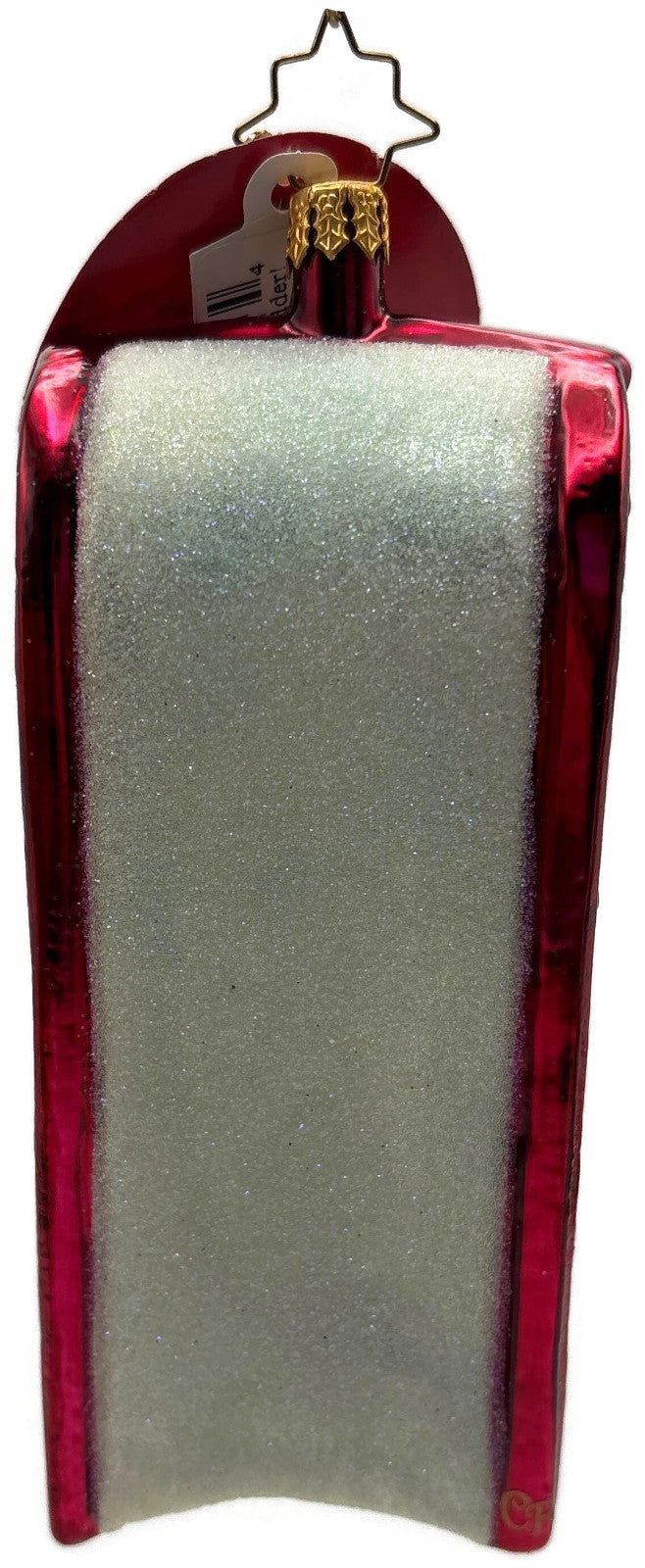 Christopher Radko 2019 Speedy Santa Sledder Glass Christmas Ornament 10198995