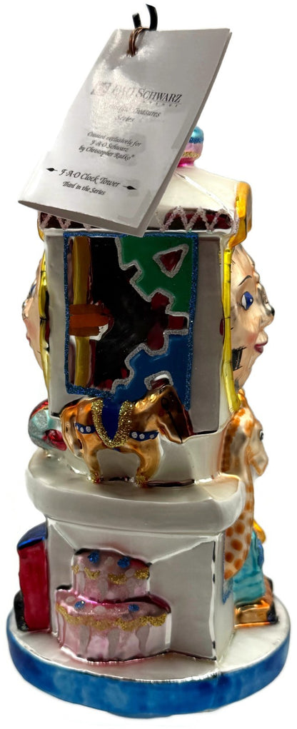 Christopher Radko Fao Schwarz Clock Tower Christmas Ornament 4052/5000 98-FAO-014