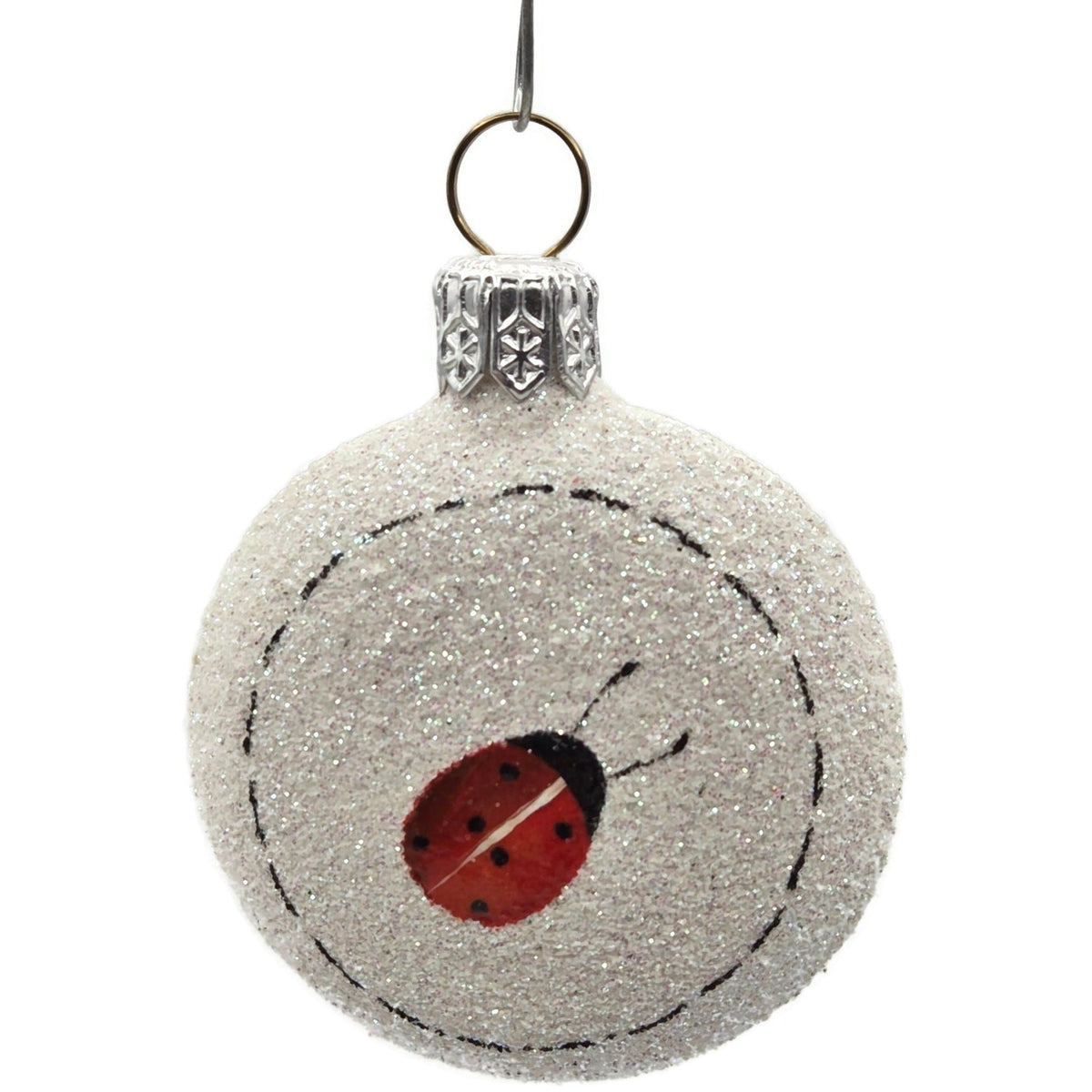Patricia Breen Anniversary Medallion Ladybug Spring Christmas Ornament NM 23670