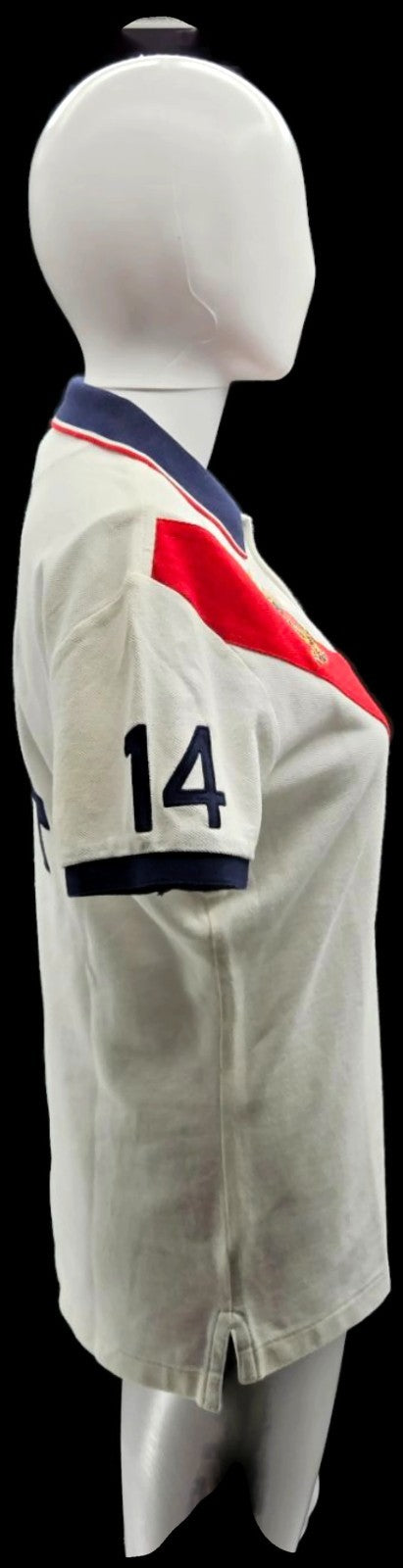 Polo Ralph Lauren The Skinny Polo USA Crest Big Pony Sash #14 Women's L6