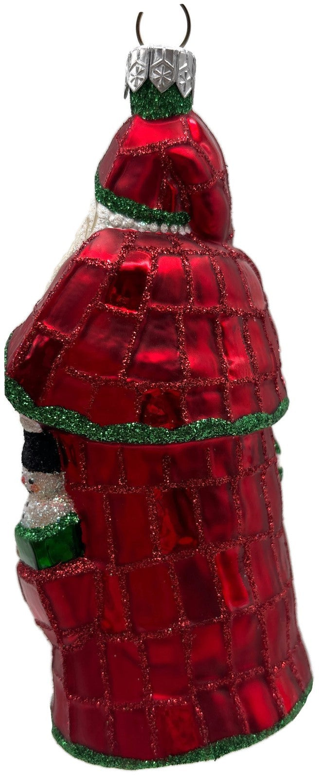 Patricia Breen Patchwork Santa Bear Snowman Candy Canes Christmas Ornament5
