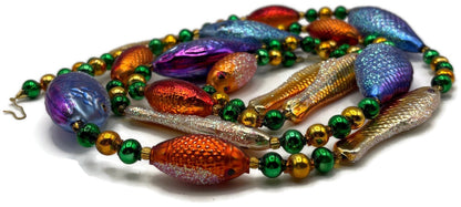 Christopher Radko Pisces Fish Garland Beaded Nautical Christmas Decor 94 448 08