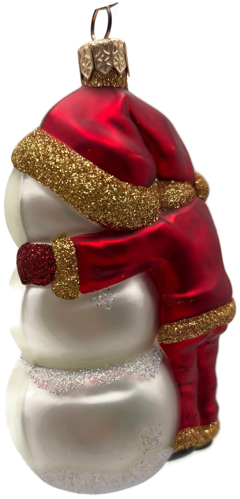 Patricia Breen Friends Snowman Santa Claus Snowflakes Christmas Ornament 20163