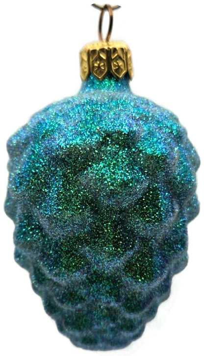 Patricia Breen Walk in the Woods Pine Cone Fall Green Christmas Ornament 96513
