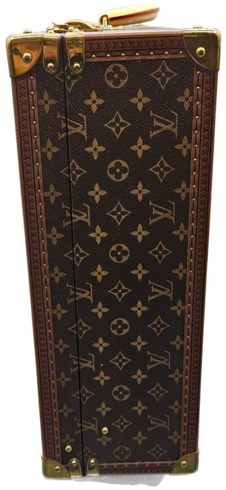 Louis Vuitton Bisten 70 Monogram Canvas Hard Sided Suitcase M21324 Keys Cover2