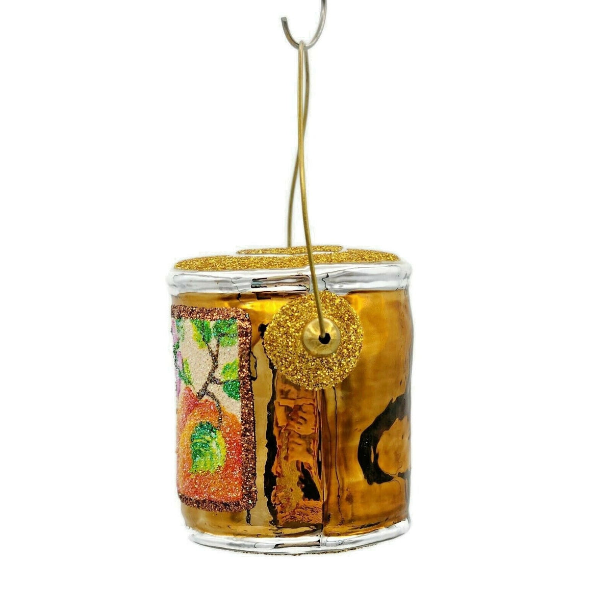 Patricia Breen Colourful Quarts Peach Paint Can Spring Christmas Ornament 25793