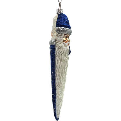Patricia Breen Bowman Santa Constellations Blue Stars Christmas Ornament 21983