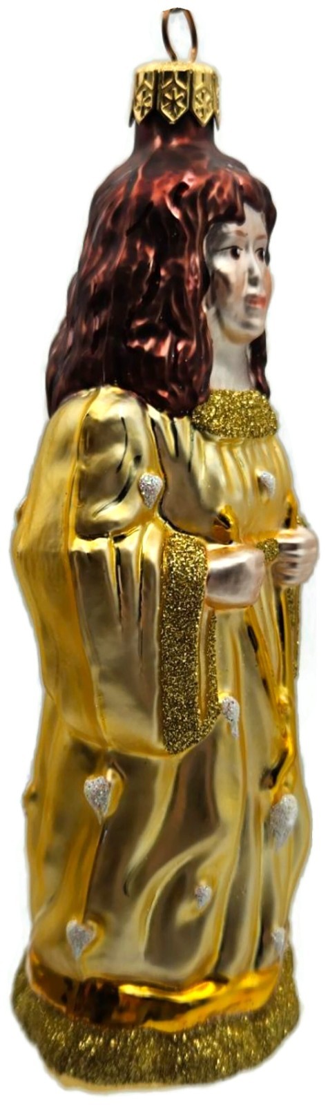 Patricia Breen Saint Appolonia Gold Glass Dentist Patron Christmas Ornament 97355