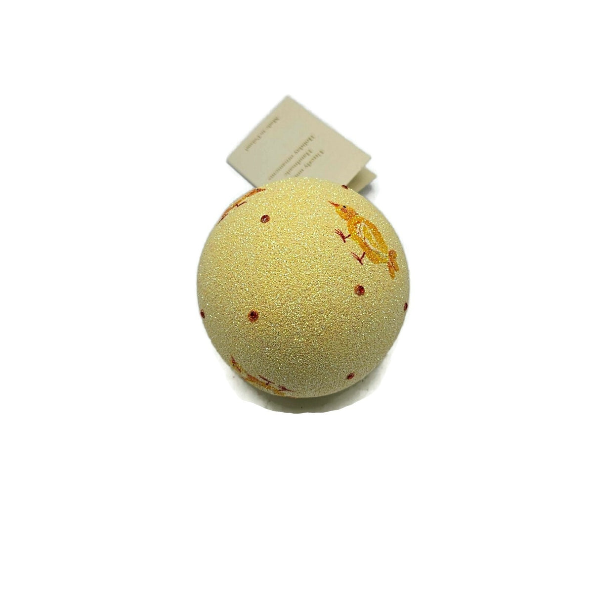 Patricia Breen Chick Egg Yellow Glass Dotted Easter Christmas Ornament 2400NM4