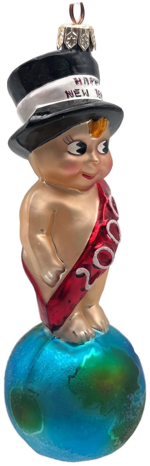 Christopher Radko Millenium Munchkin New Year Glass Christmas Ornament 99 292 07