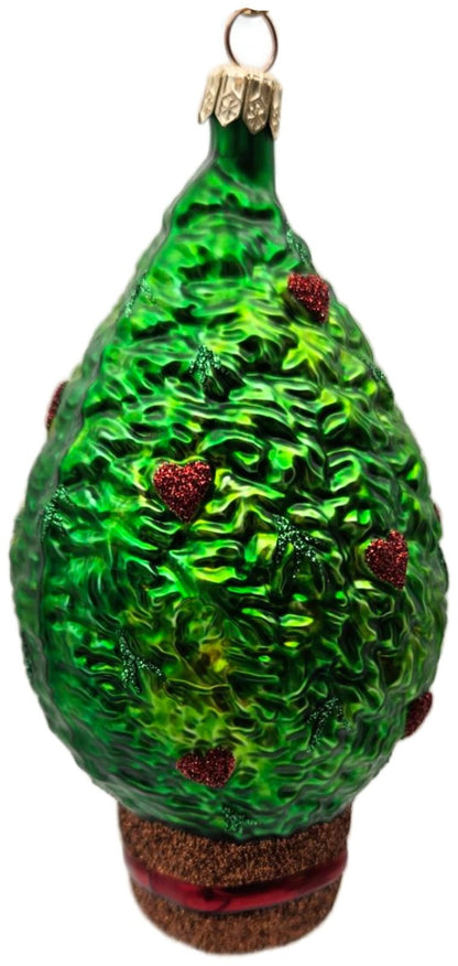 Patricia Breen Three French Hens Glittered Trunk Christmas Tree Ornament 20423