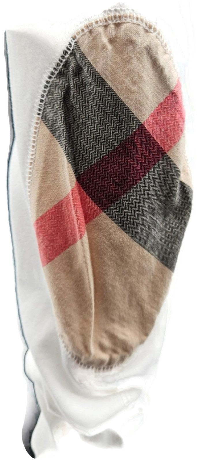 Burberry Brit Check Elbow Patch White Long Sleeve Top T Shirt Pullover Small8
