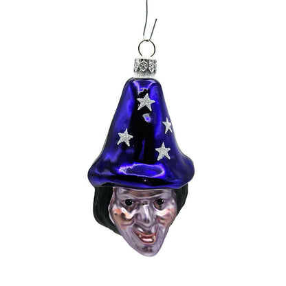 Patricia Breen Witch Hazel Lavender Face Stars Halloween Christmas Ornament 98471