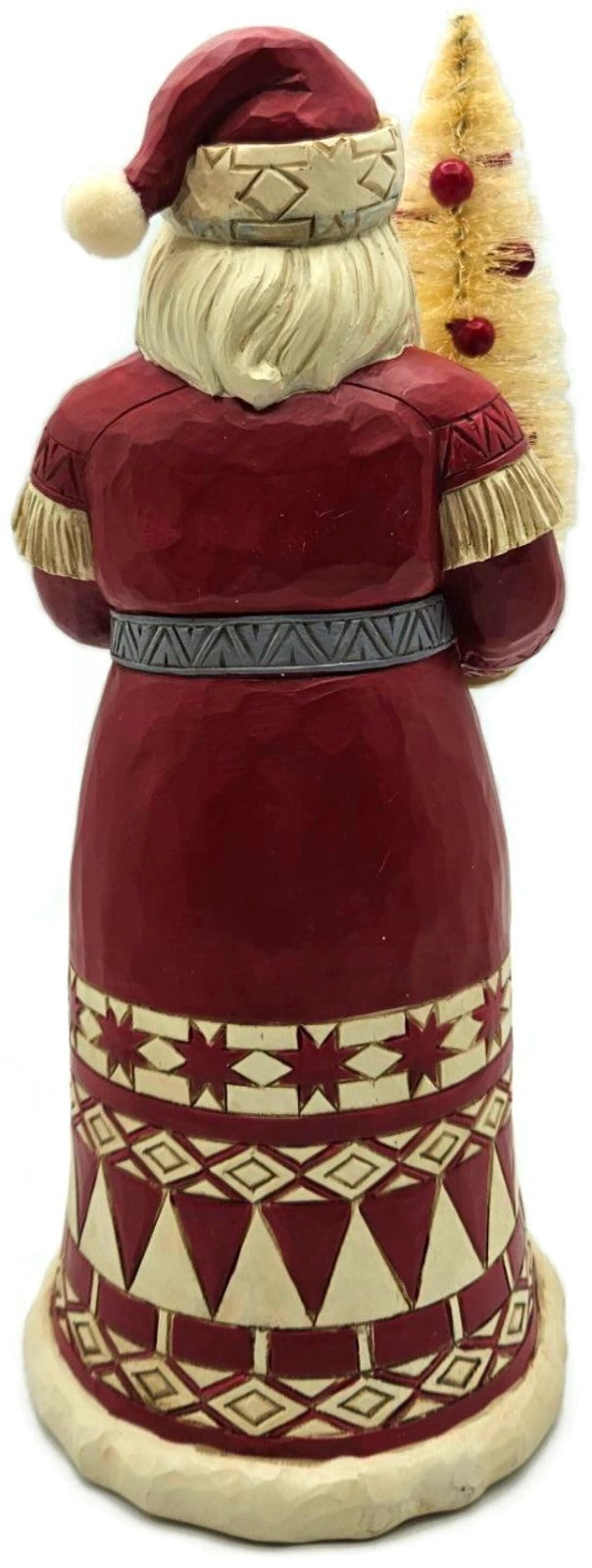 Jim Shore Nordic Winter Wishes Santa Sisal Tree Christmas Figurine 60170434