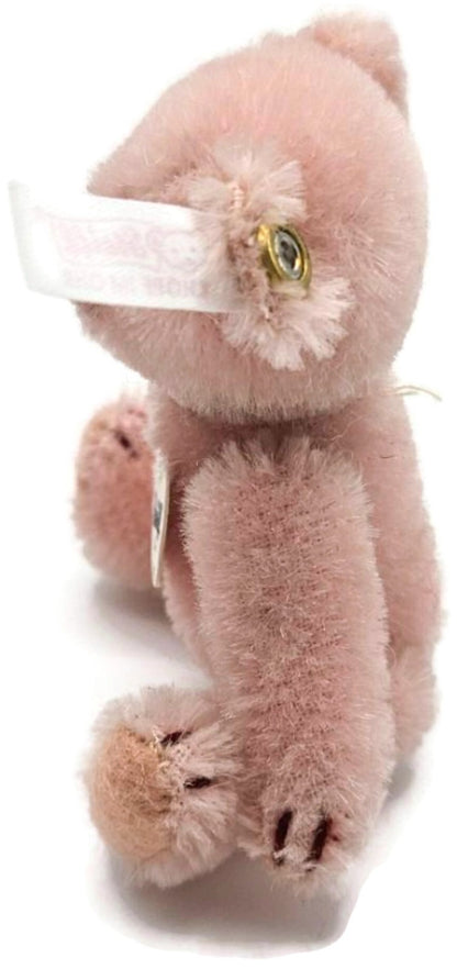 Steiff Club 2013 Annual Loyalty Gift Teddy Bear Rose Pink Mohair 10 CM With COA6