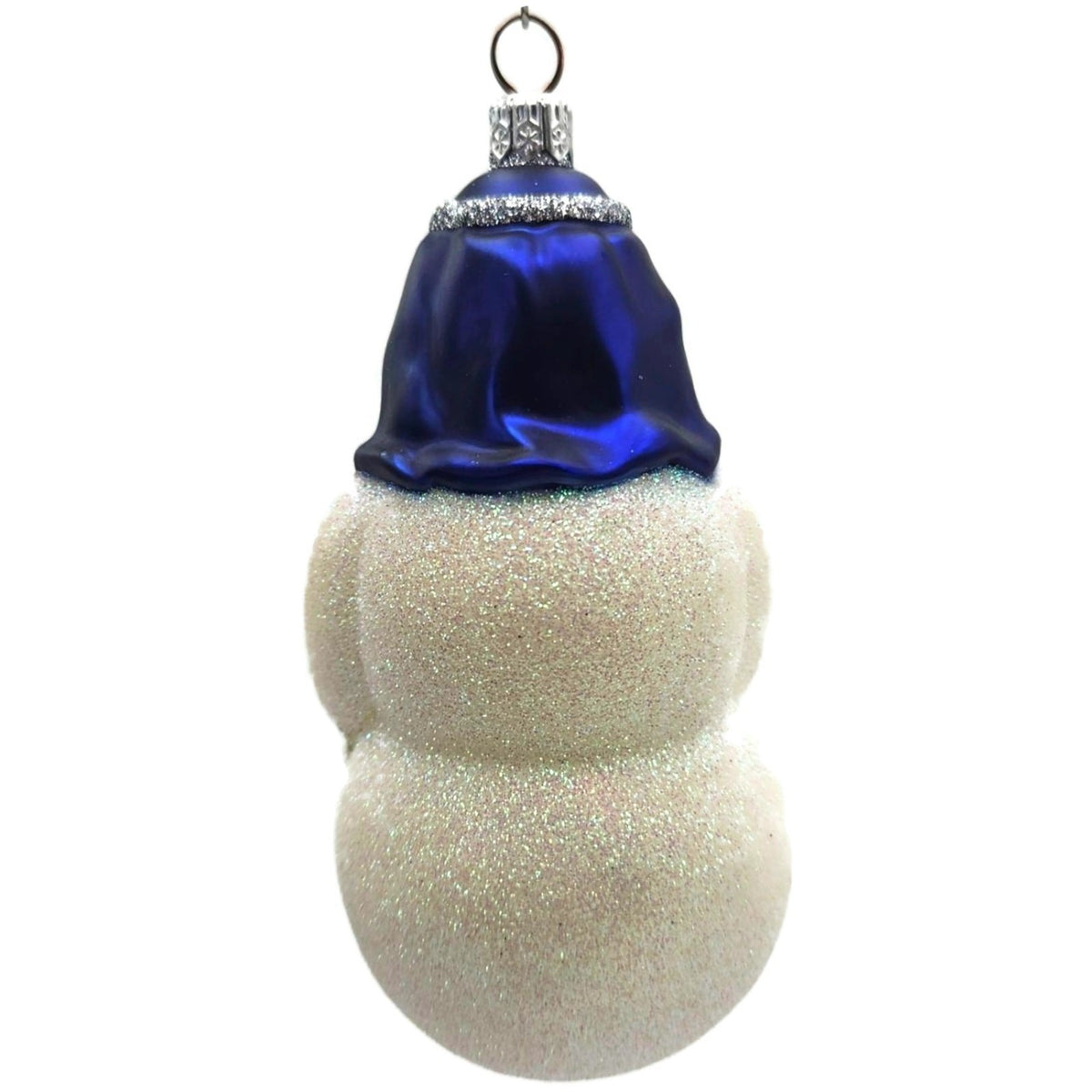 Patricia Breen Snow Joseph Blue Glittered Green White Christmas Ornament 20195