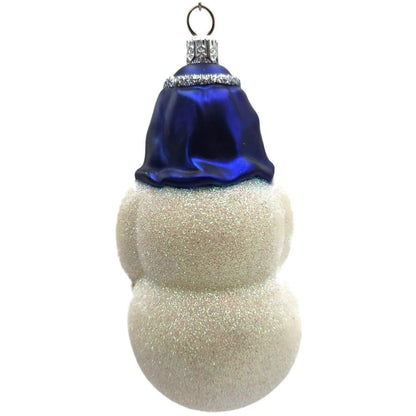 Patricia Breen Snow Joseph Blue Glittered Green White Christmas Ornament 20195