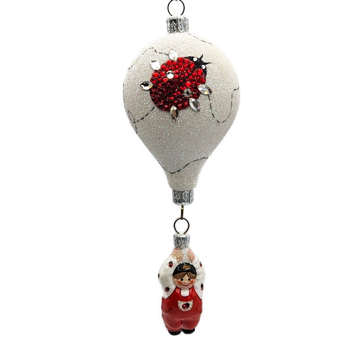 Patricia Breen Miniature Balloon Boy Ladybug Bug Spring Christmas Ornament 27830