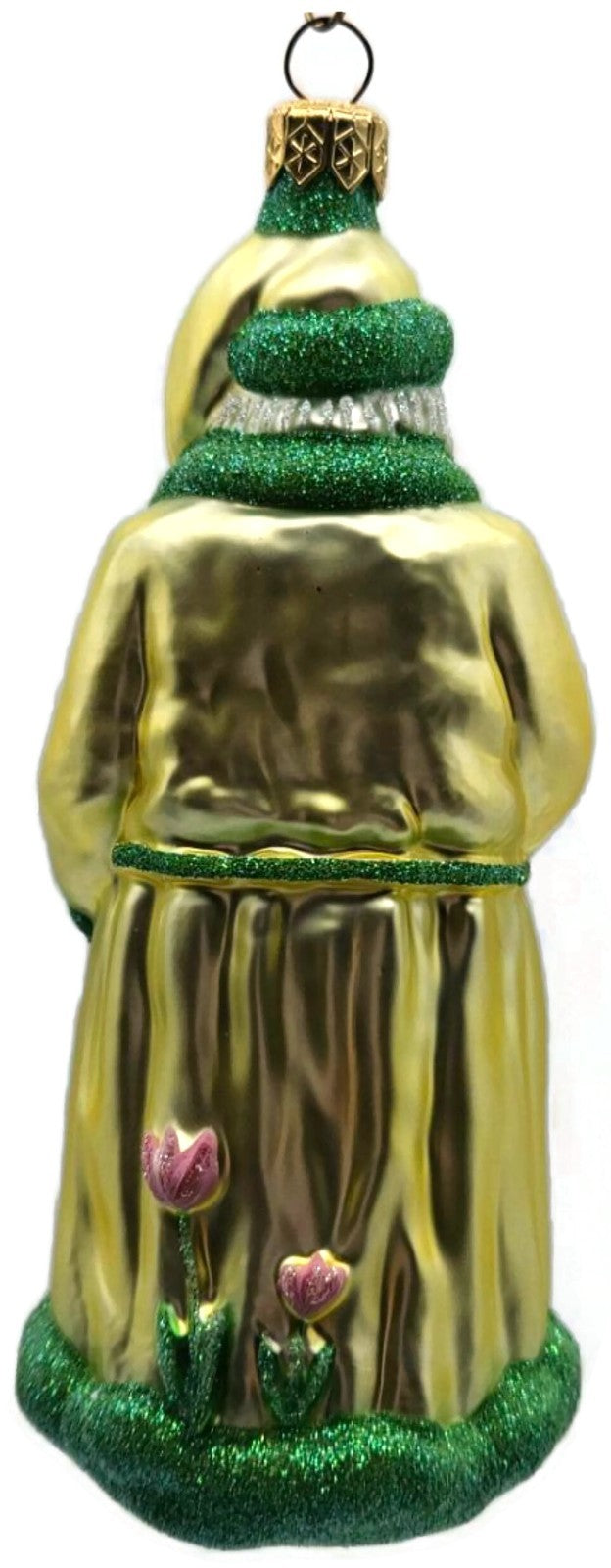 Patricia Breen Santa Dreams of Spring Yellow Spring Christmas Ornament 97405