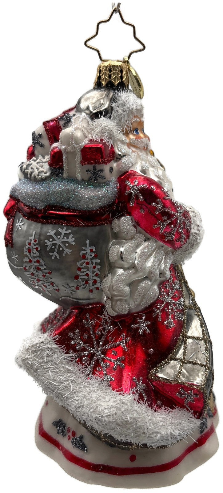 Christopher Radko Winter Splendor Santa Glass Christmas Tree Ornament 10217406