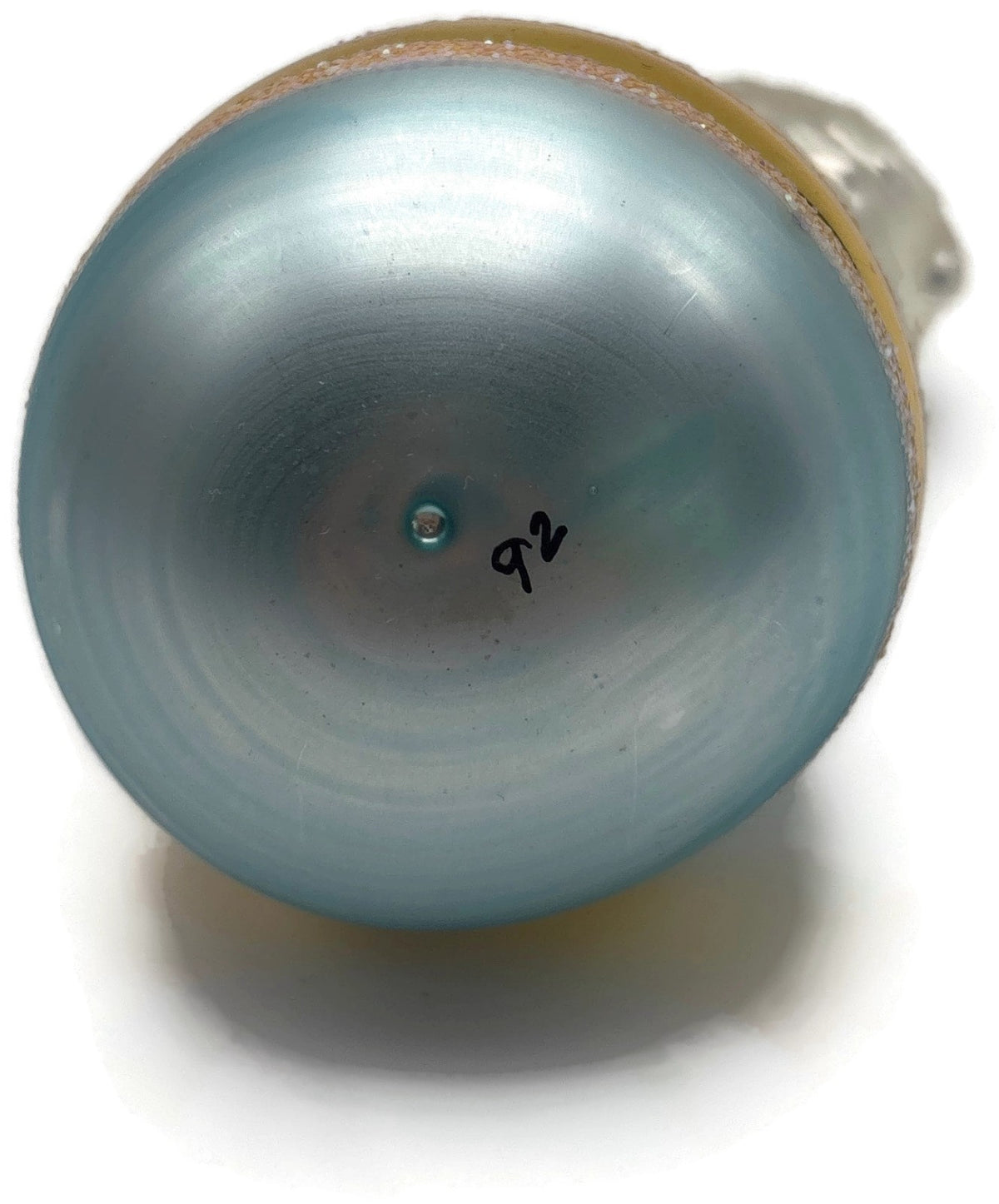 Christopher Radko Polar Bear Blue Ball Glass Christmas Tree Ornament 92 184 010