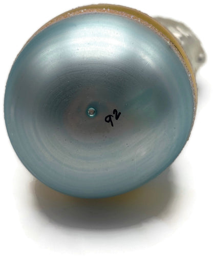 Christopher Radko Polar Bear Blue Ball Glass Christmas Tree Ornament 92 184 010