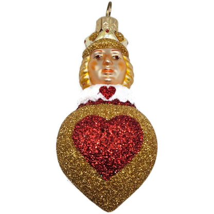 Patricia Breen Miniature Queen of Hearts Red Valentines Christmas Ornament 23354