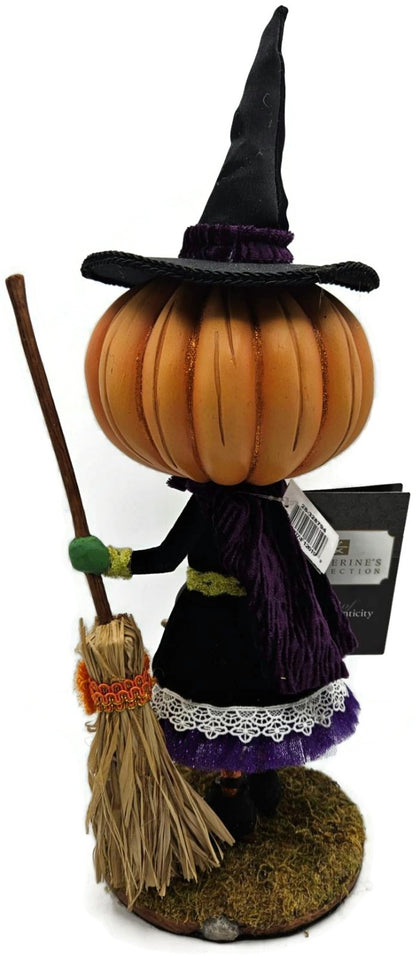 Katherine's Collection Halloween Hollow Wanda Witch Trick or Treater Figurine5