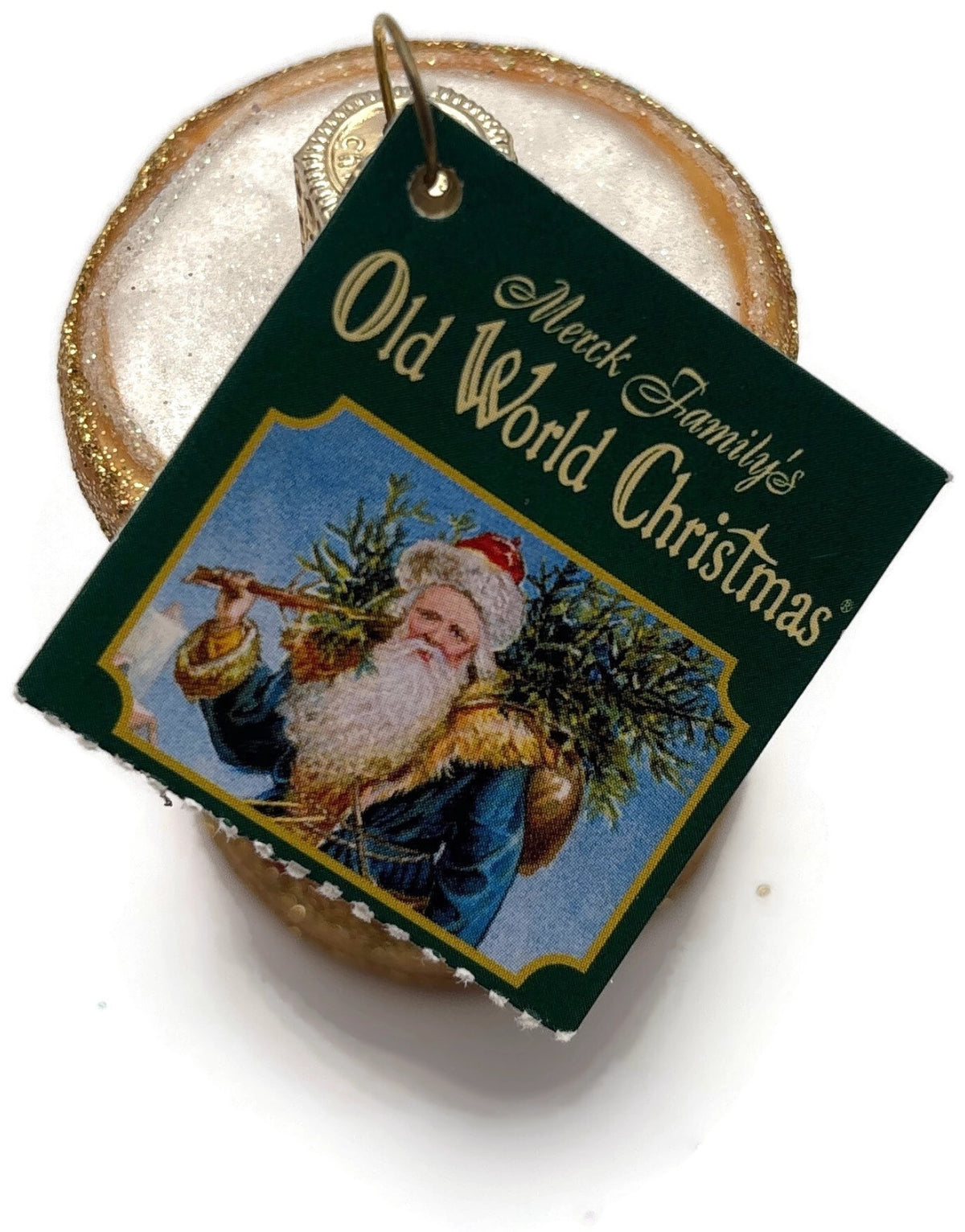 Old World Christmas Spool of Thread Sewing Needle Quilter Merck Red OWC Ornament9