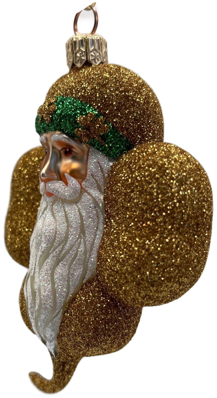 Patricia Breen Eire Santa Gold Shamrock St. Patrick's Christmas Ornament 21077