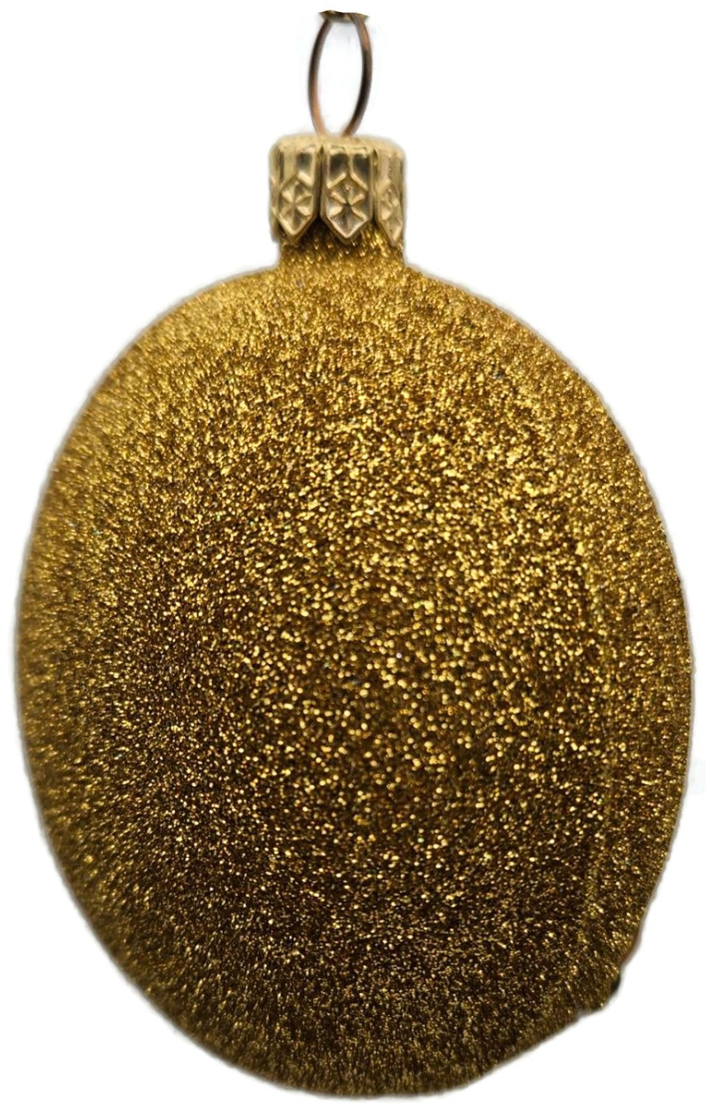 Patricia Breen The Last Present Glittered Gold Reindeer Christmas Ornament 20216