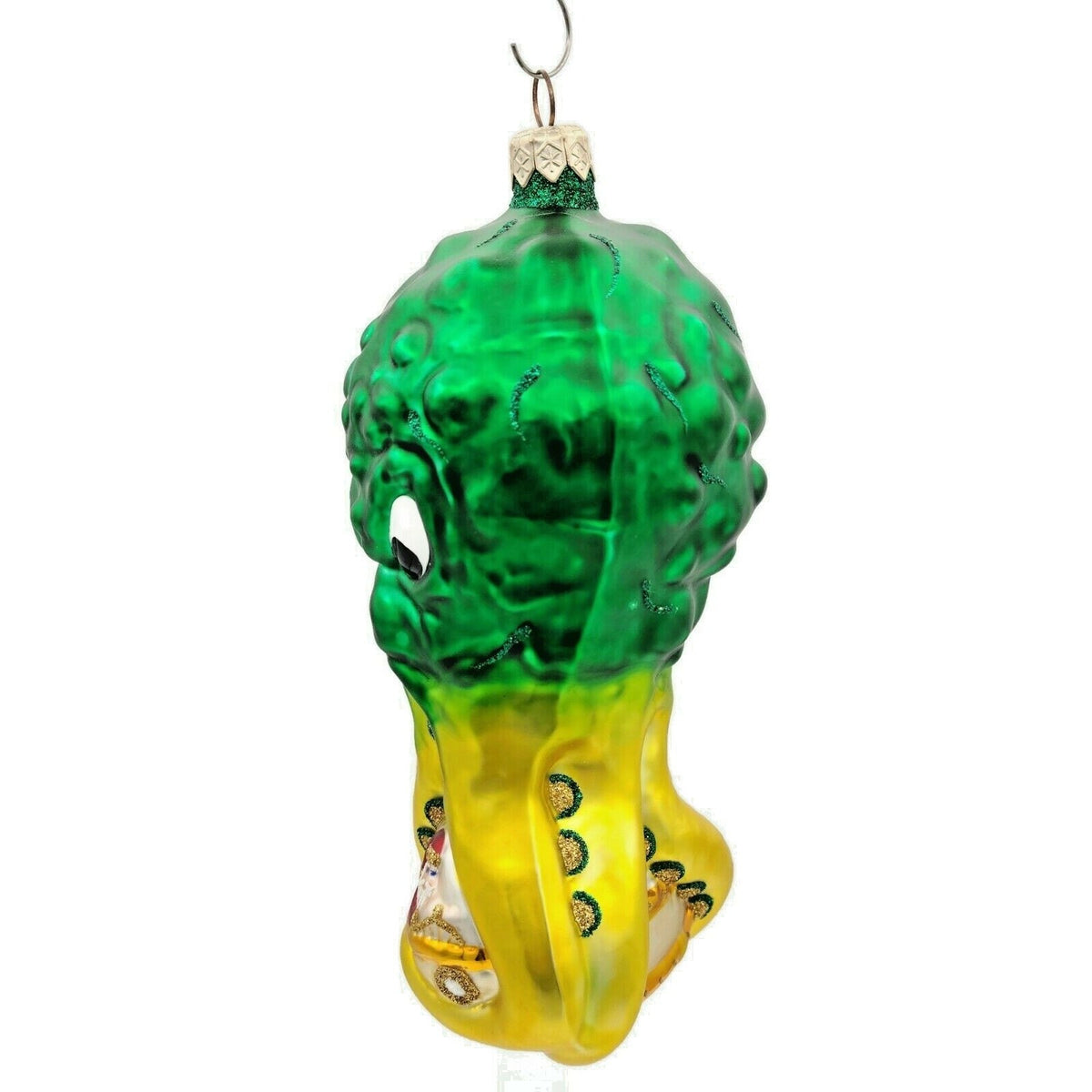 Patricia Breen Help Santa Octopus Nautical Summer Glass Christmas Ornament 99133