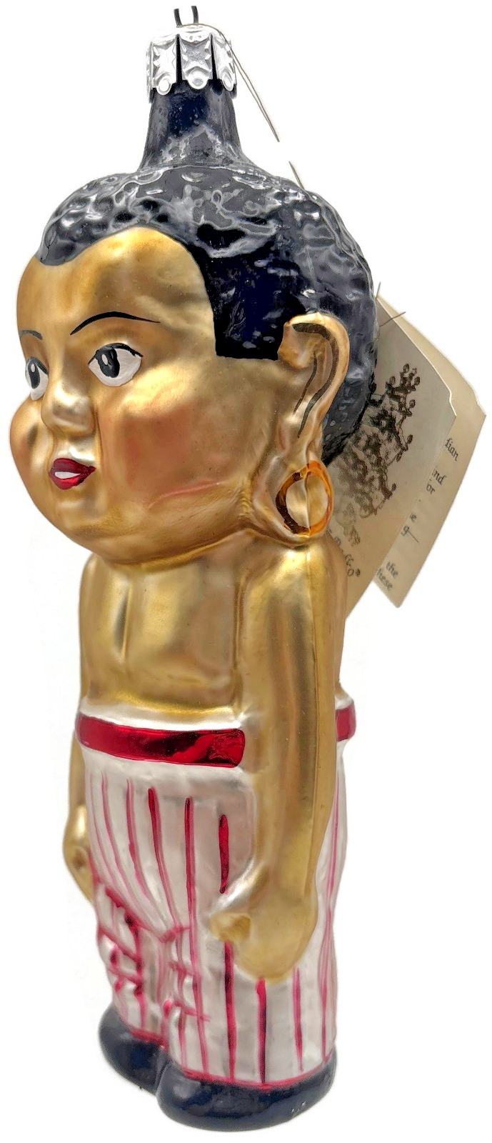 Christopher Radko 1991 Jemima's Child Striped Pants Glass Ornament 91 111 02