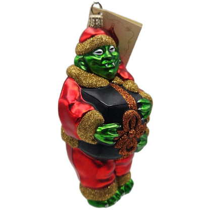 Patricia Breen Mmmonster Delivery Orange Glass Halloween Christmas Ornament 99197
