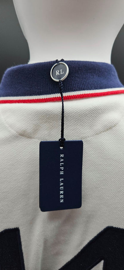 Polo Ralph Lauren The Skinny Polo USA Crest Big Pony Sash #14 Women's L8