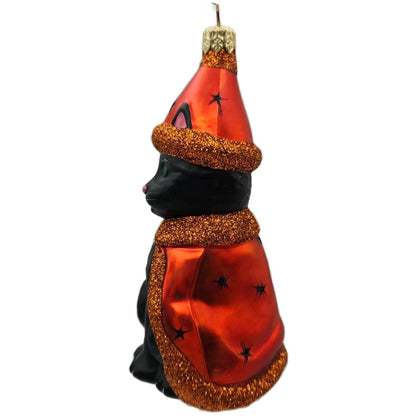 Patricia Breen Salem Kitten Black Orange Stars Halloween Christmas Ornament 20322