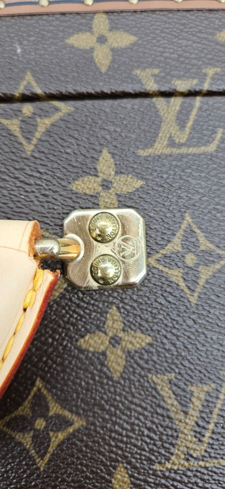 Louis Vuitton Bisten 70 Monogram Canvas Hard Sided Suitcase M21324 Keys Cover5