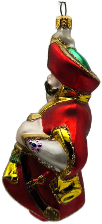 Kurt Adler Komozja Polonaise Polish Nobleman 1996 Glass Christmas Tree Ornament7