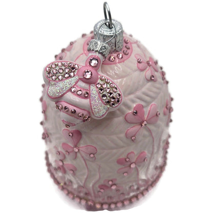 Patricia Breen Castle Caldwell Pink Bees Flower Spring Christmas Ornament 31081