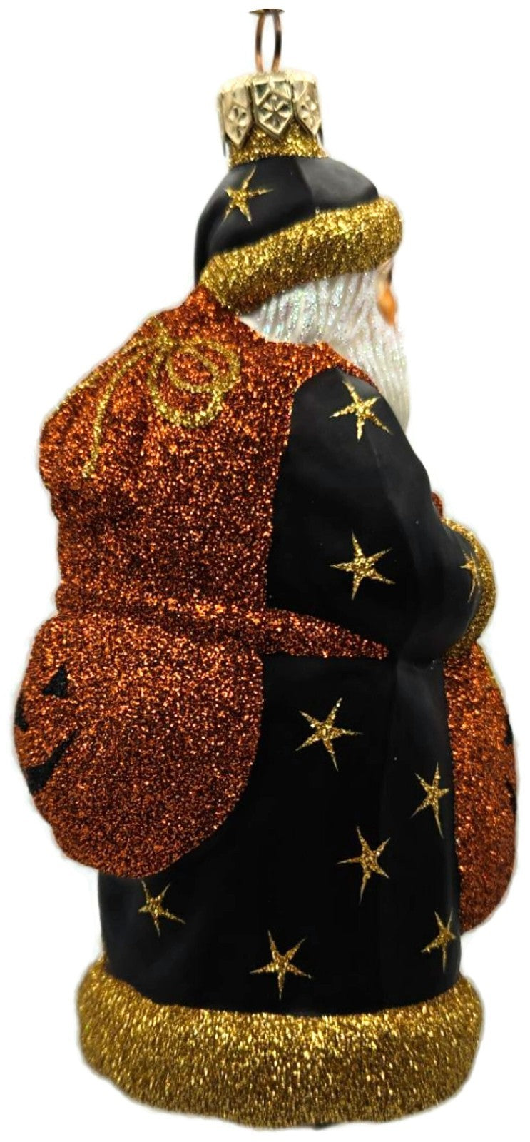 Patricia Breen Laden With Love Black Orange Pumpkin Halloween Ornament 98265