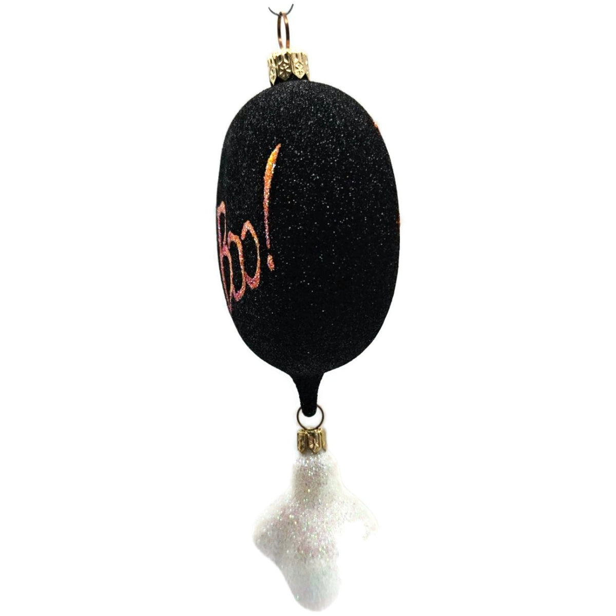 Patricia Breen Boo Medallion Pumpkin Ghost 2 Part Halloween Ornament 2100NM5
