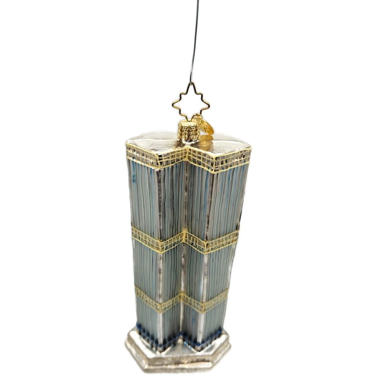 Christopher Radko Heroes All Twin Towers 9/11 NYC Patriotic Ornament 01 1099 04