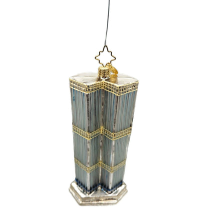 Christopher Radko Heroes All Twin Towers 9/11 NYC Patriotic Ornament 01 1099 04