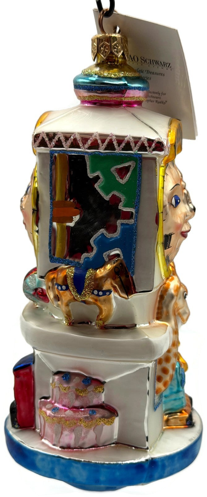 Christopher Radko Fao Schwarz Clock Tower Christmas Ornament 4052/5000 98-FAO-0111