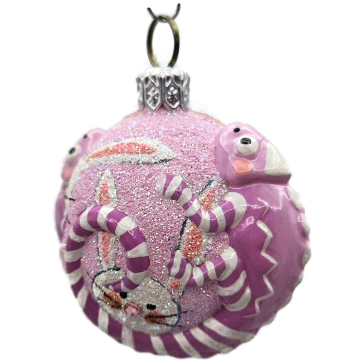 Patricia Breen For James Twice Bunnies Chameleon Easter Christmas Ornament 25815